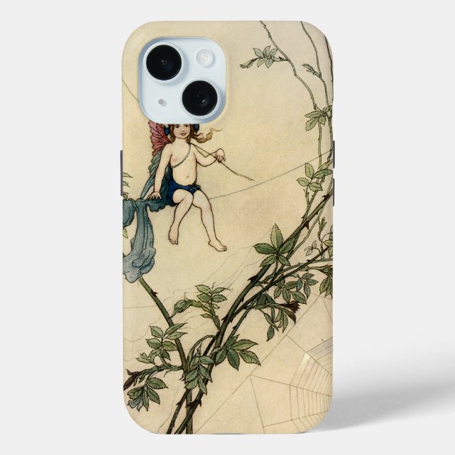 Coques Case-Mate iPhone Mais Puck était assis sur un fil d'araignée (Verso)