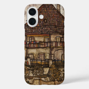 Coques iPhone 16 Maison avec un toit de bardeaux par Egon Schiele
