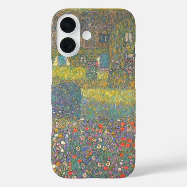 Coques Case-Mate iPhone Maison de campagne par l'Attersee par Gustav Klimt (Verso)