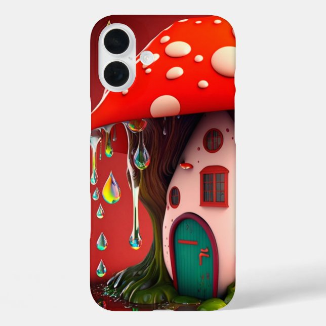 Coques Case-Mate iPhone Maison de champignons (Verso)