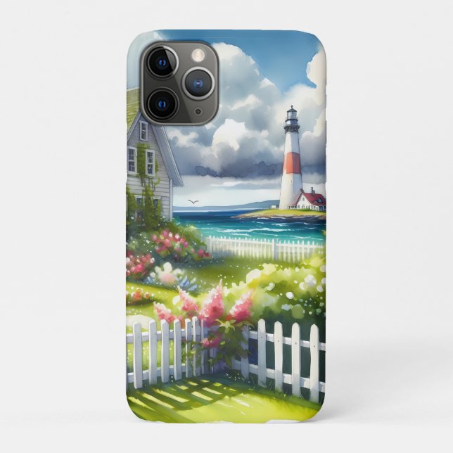 Coques Case-Mate iPhone Maisonnette avec vue sur le phare (Dos)