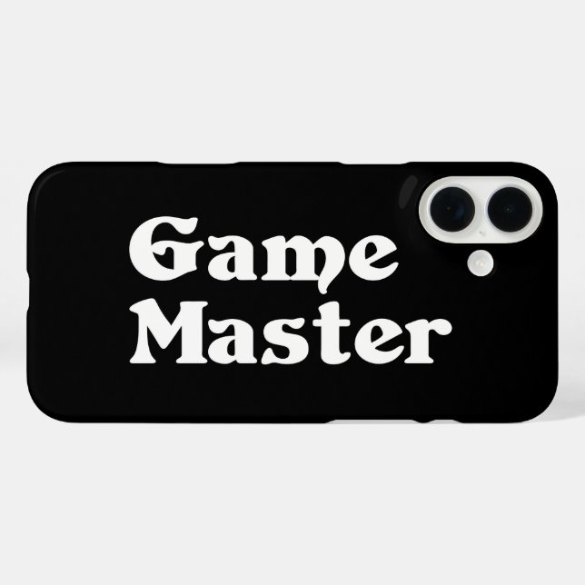 Coques Case-Mate iPhone Maître de jeu (Verso (horizontal))