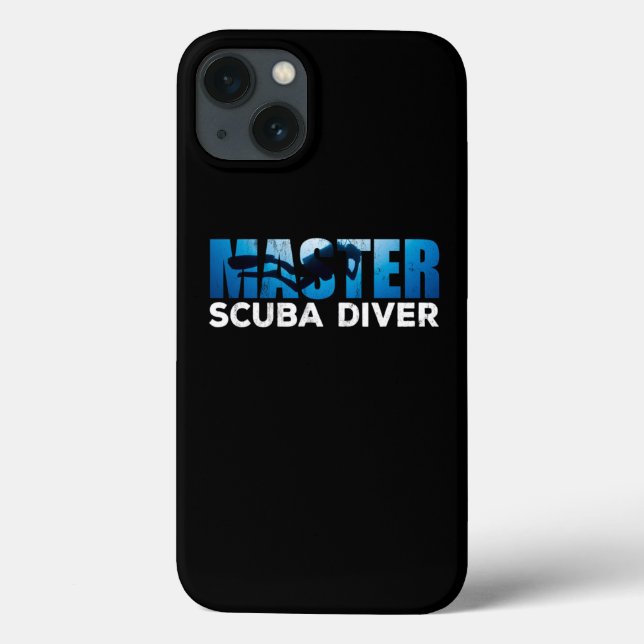 Coques Case-Mate iPhone Maître Scuba Diver For Dive Addicts (Verso)