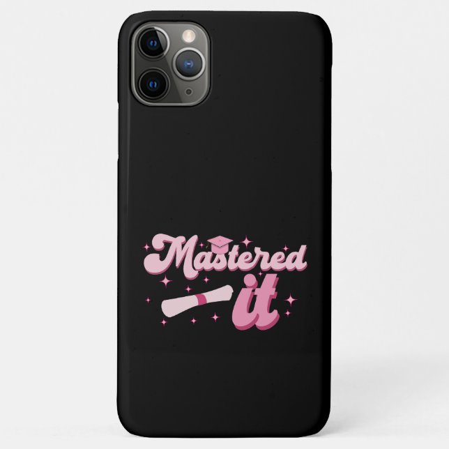 Coques Case-Mate iPhone Maîtrise Il Maîtrise Diplômé MBA (Dos)
