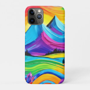Case-Mate iPhone Case Majesté de la montagne arc-en-ciel Art