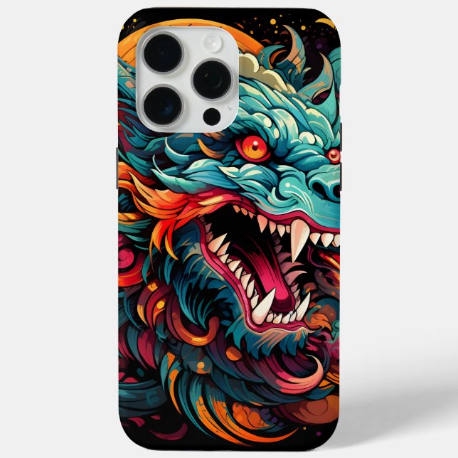 Coques Case-Mate iPhone Majesté du Dragon Oriental Moderne (Verso)