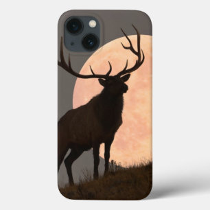 Case-Mate iPhone Case Majestic Bull Elk and Full Moon Rise