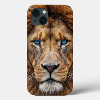 Case-Mate iPhone Case Majestic Lion Face with Blue Eyes | Wildlife Anima