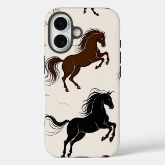 Coque Pour iPhone 16 Majestic Wild Horse Phone Case - Vintage