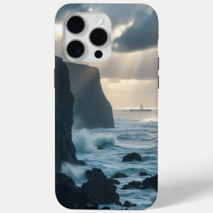 Coque iPhone 15 Pro Max majestueuse falaise se dresse à pic