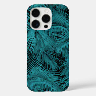 Coques iPhone 16 Pro Makana Palms Hawaiian Turquoise Tropical Feuilles