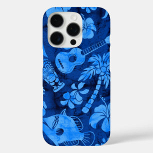 Coques iPhone 16 Pro Makapuu Beach Hawaiian Batik Blue