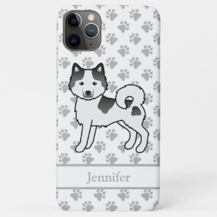Case-Mate iPhone Case Malamute d'Alaska pie noir mignon chien & nom