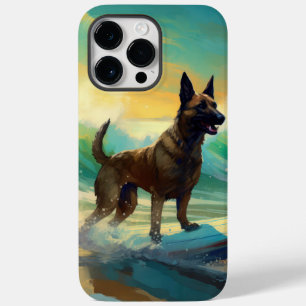 Coque Pour Pour iPhone 14 Pro Max Malinoi Beach Surf Peinture belge