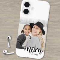 Maman a établi le cadeau photo