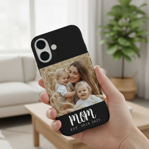 Coque Pour iPhone 16 Maman a établi un aimant de cadeau photo
