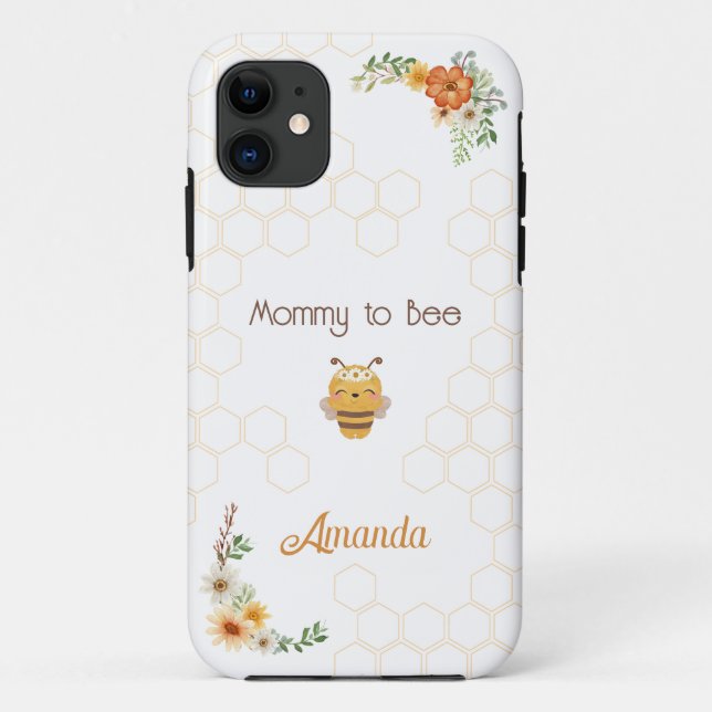 Coques Case-Mate iPhone Maman à être mignonne Personnalisée (Dos)