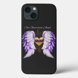 Case-Mate iPhone Case Maman Ange Gardien avec des ailes et un coeur d'or