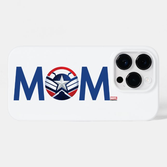 Coques Case-Mate iPhone Maman Captain America (Verso (horizontal))