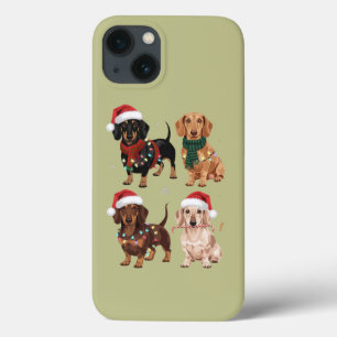 Case-Mate iPhone Case Maman de chien de Noël teckel Amoureuse Cadeau de 
