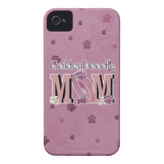 Coques Case-Mate iPhone MAMAN de GoldenDoodle (Dos)
