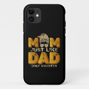 Case-Mate iPhone Case Maman drôle Comme Papa Seulement Smarter Vintage
