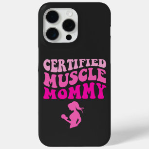 Coque iPhone 15 Pro Max Maman musculaire Certifiée Sur Le Dos