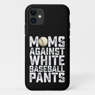 Case-Mate iPhone Case Mamans contre les pantalons de baseball blancs pou