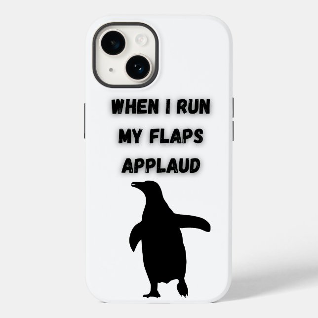 Coques Case-Mate iPhone manchot applaudit de manière inappropriée et embar (Verso)