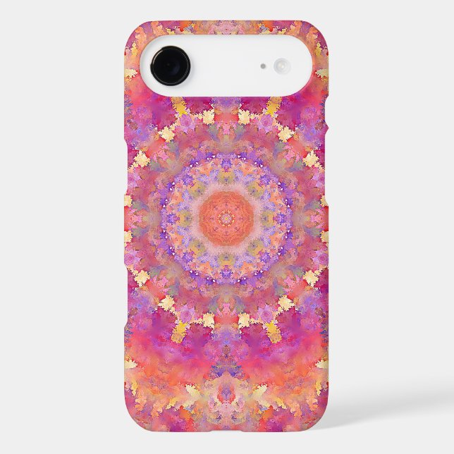 Coques Case-Mate iPhone Mandala de gouache (Verso)