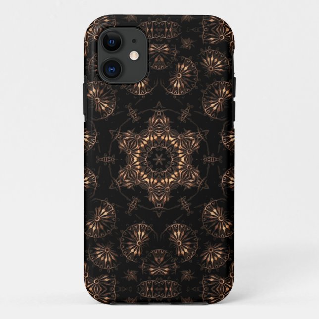 Coques Case-Mate iPhone Mandala de l'âge de bronze (Dos)