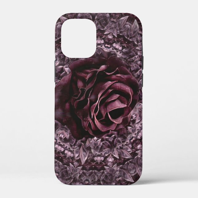 Coques Case-Mate iPhone Mandala de rose  (Verso)