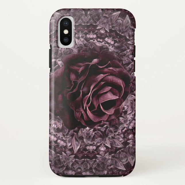 Coques Case-Mate iPhone Mandala de rose  (Dos)