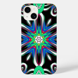 Coque Pour iPhone 14 Mandala Electric Bloom