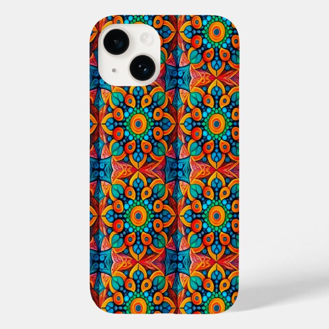 Coques Case-Mate iPhone Mandala Ethnique Audacieux (Verso)