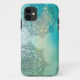 Case-Mate iPhone Case Mandala fantaisie Script Turquoise Turquoise