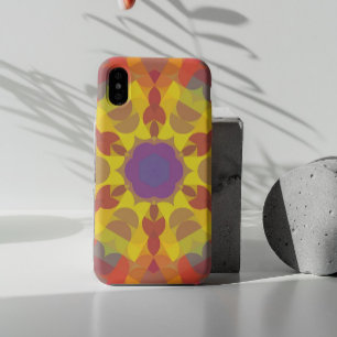 Case-Mate iPhone Case Mandala Flower jaune orange et violet