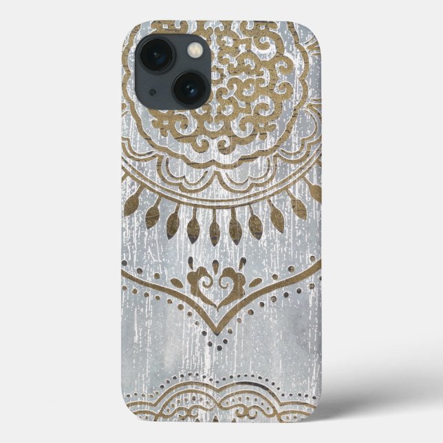 Coques Case-Mate iPhone Mandala Gold Design (Verso)