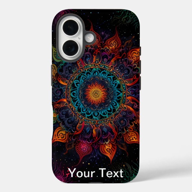 Coques Case-Mate iPhone Mandala Swirl vibrant : OtterBox (Verso)