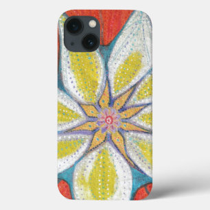 Etui iPhone 13 Mandala Tissu Peinture iPad Air, à peine là