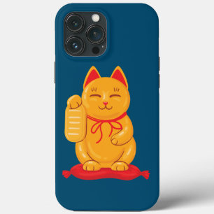 Case-Mate iPhone Case Maneki Neko Chat d'or japonais, Symbole de richess
