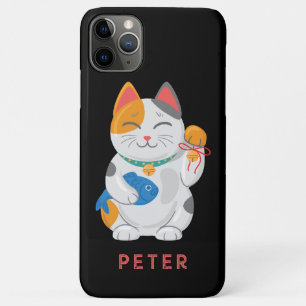 Case-Mate iPhone Case Maneki Neko White Chat, symbole de bonne chance