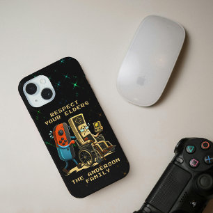 Coque Pour iPhone 15 Manette de jeu rétro drôle de contrôle de jeu Resp