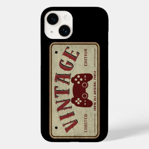 Coque Pour iPhone 14 Manette Vintage Édition Limitée Pièces d'Origine