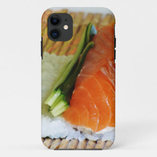 Coque iPhone 11 Manger des aliments Sushi Santé Riz Sésame Saumon