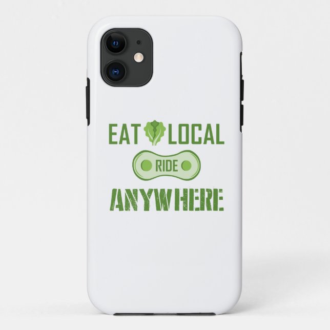 Coques Case-Mate iPhone Manger Localement, Parcourir N'Importe Où (Dos)