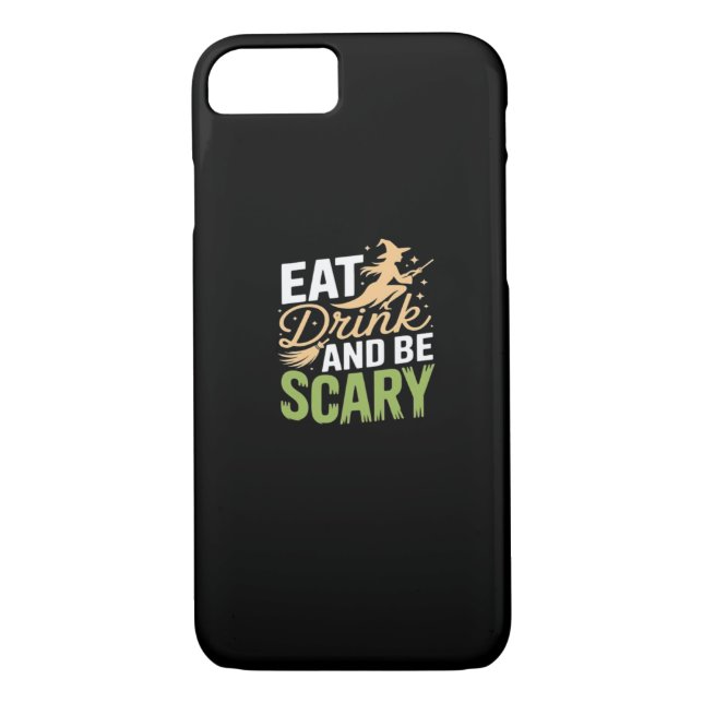 Coques Case-Mate iPhone Mangez Boire Et Soyez Effrayant Minimal Nettoyer (Dos)
