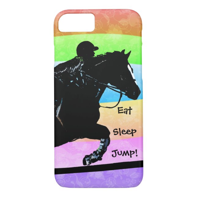 Coques Case-Mate iPhone Mangez, dormez, sautez le cheval (Dos)