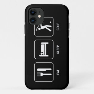 Coque iPhone 11 Mangez le golf de sommeil