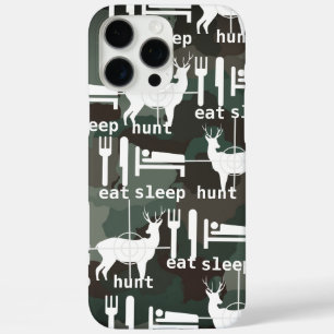Coques iPhone 16 Pro Max Mangez Sleep Hunt iPhone Deer Stag Buck